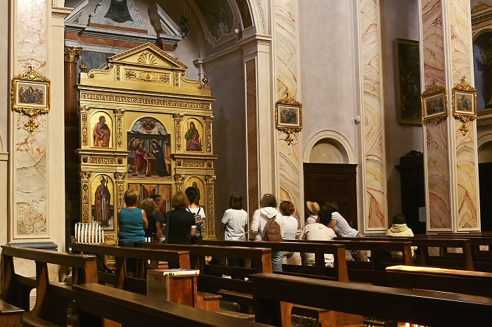 1224 2. Chiesa di San Gallo Polittico Boldrini ph Lorenzo Galizzi - La Voce delle Valli