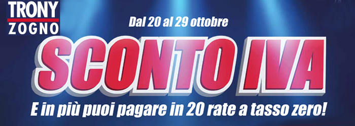 409 dal 20 al 29 ottobre banner adv trony 700x250 1 - La Voce delle Valli