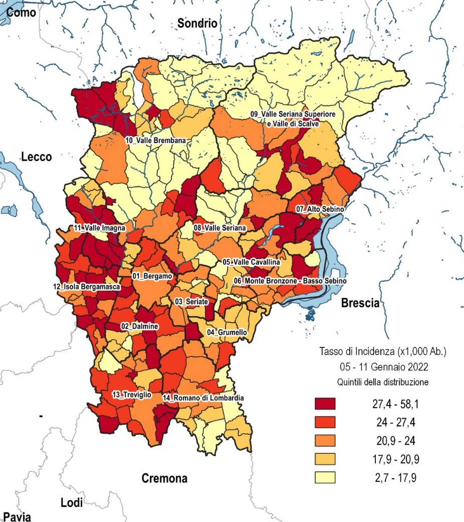 mappa 11 gennaio - La Voce delle Valli