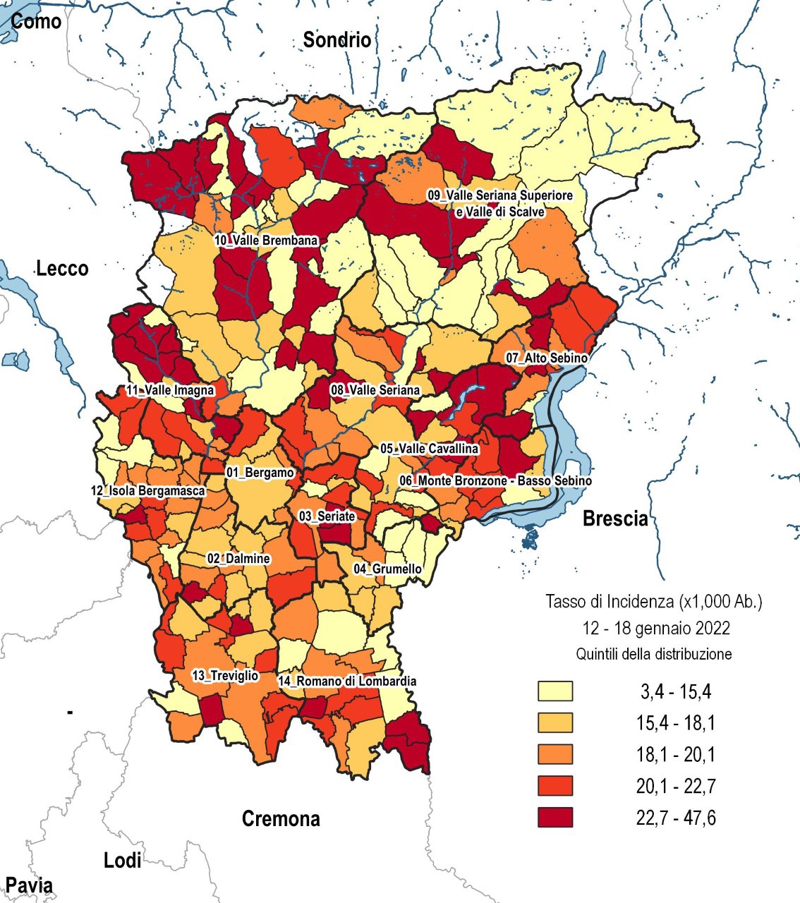 mappa 19 gennaio - La Voce delle Valli