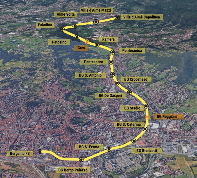 tram bergamo villa - La Voce delle Valli