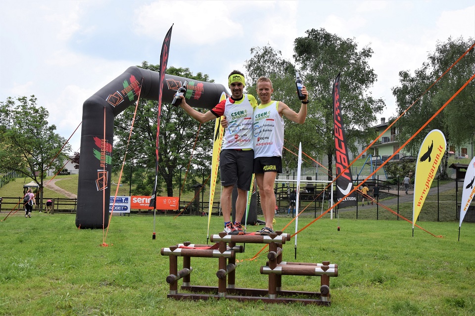 Arrigoni e Poli firmano la vittoria campionato nazionale CSEN outdoor di societa per Pegarun foto di Pegarun - La Voce delle Valli
