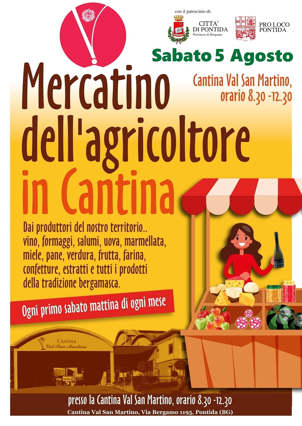 Mercatino dellagricoltore Cantina b - La Voce delle Valli
