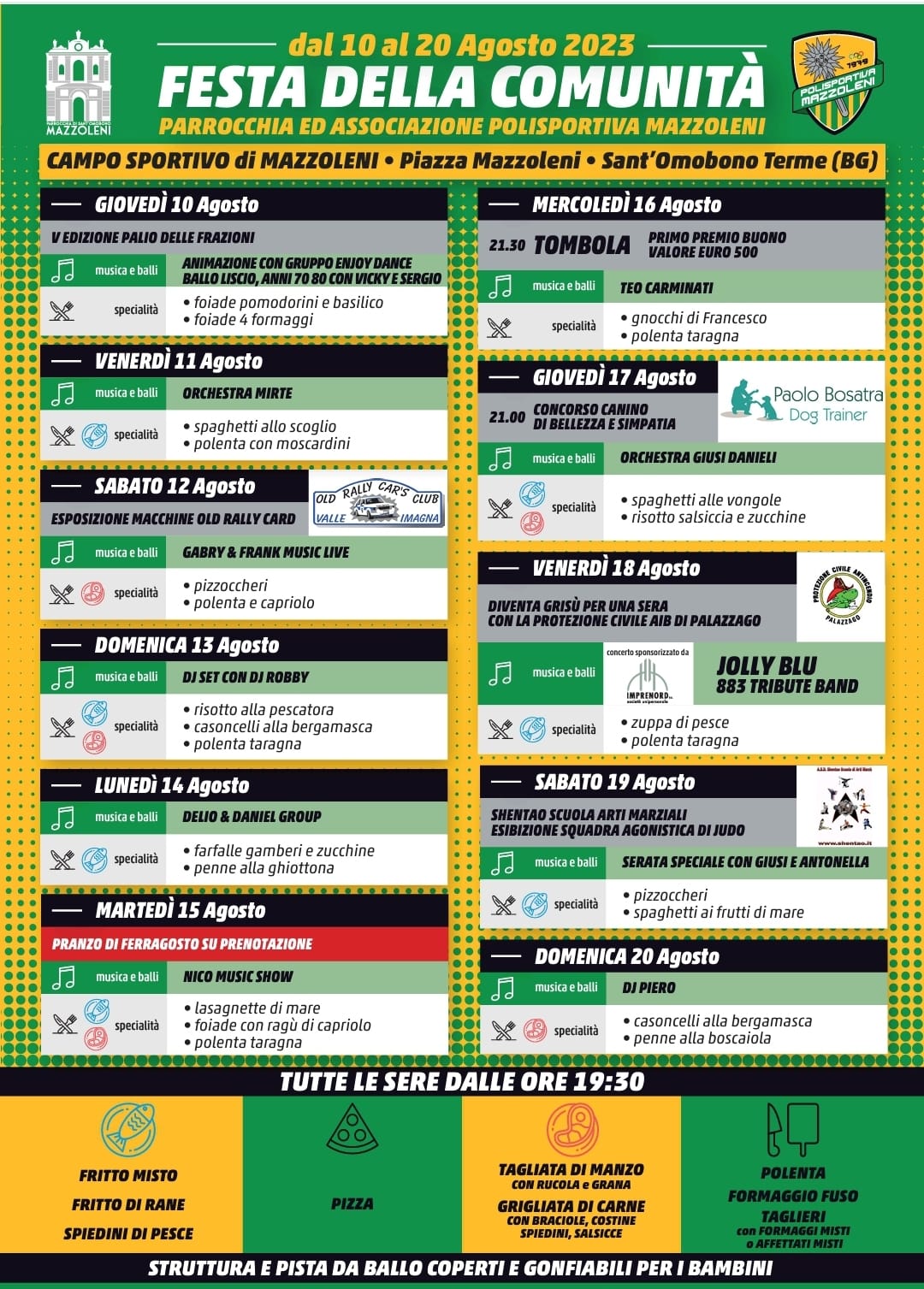 locandina festa mazzoleni - La Voce delle Valli