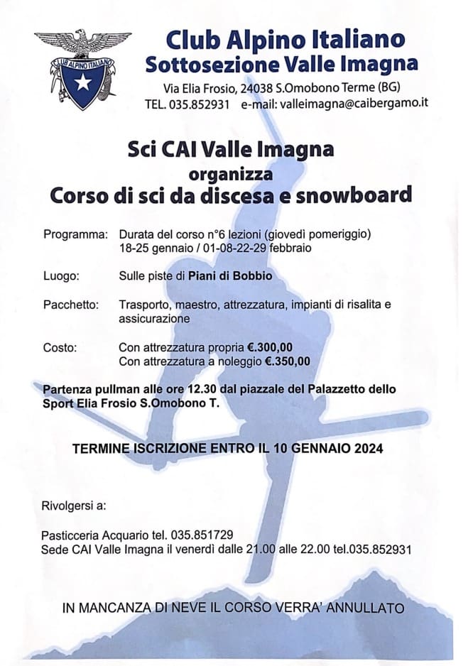 corso sci - La Voce delle Valli