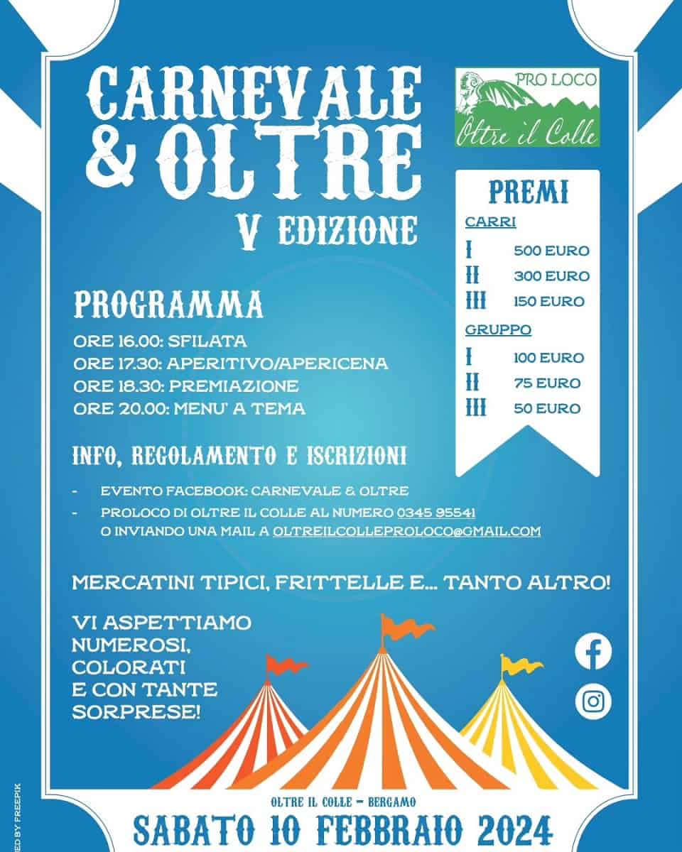 locandina carnevale oltre il colle1 - La Voce delle Valli