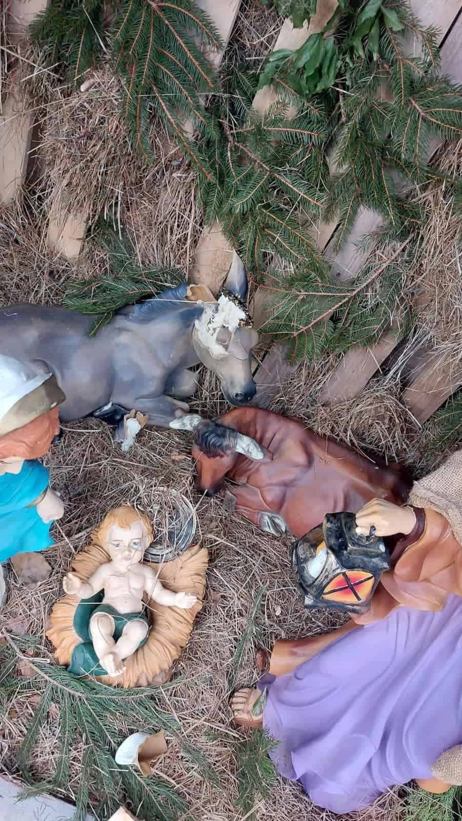 presepe vandali fuipiano - La Voce delle Valli