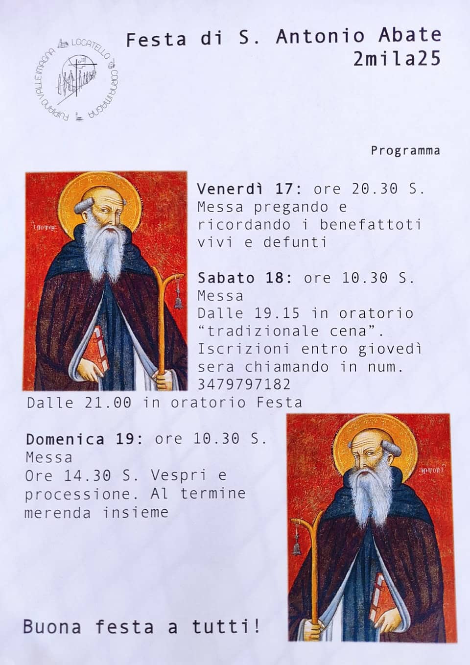 programma santantonio - La Voce delle Valli