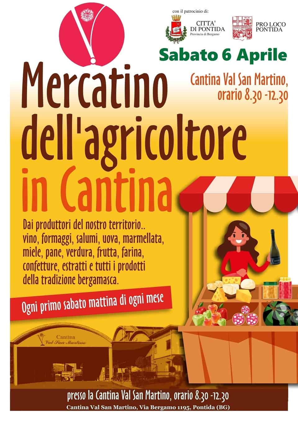 Mercatino dellagricoltore Cantina - La Voce delle Valli