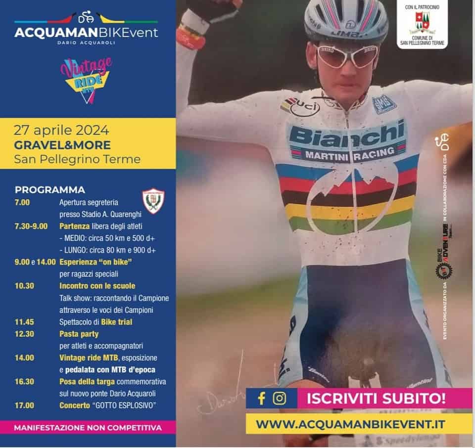 acquaman bike event - La Voce delle Valli