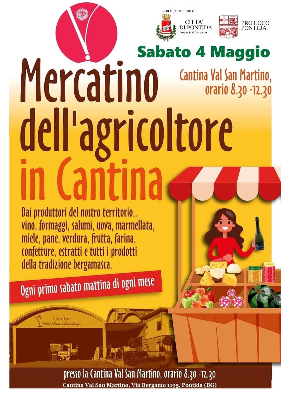 Mercatino dellagricoltore Cantina 1 1 - La Voce delle Valli