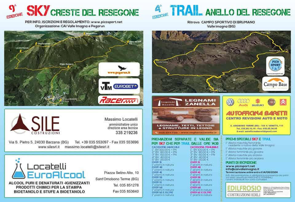 flyer skyrace 2024 2 1 - La Voce delle Valli