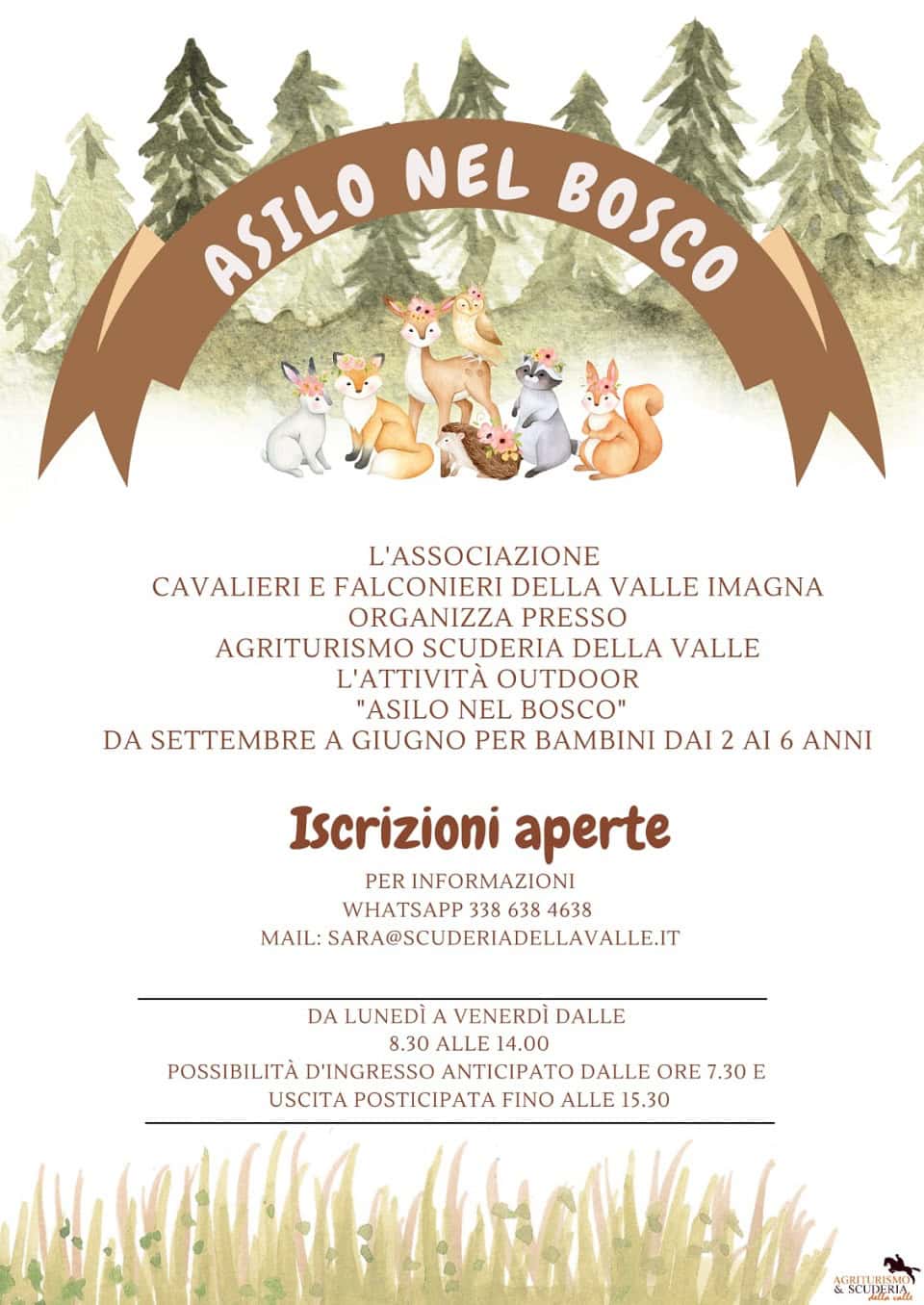 asilo nel bosco scuderia 1 - La Voce delle Valli