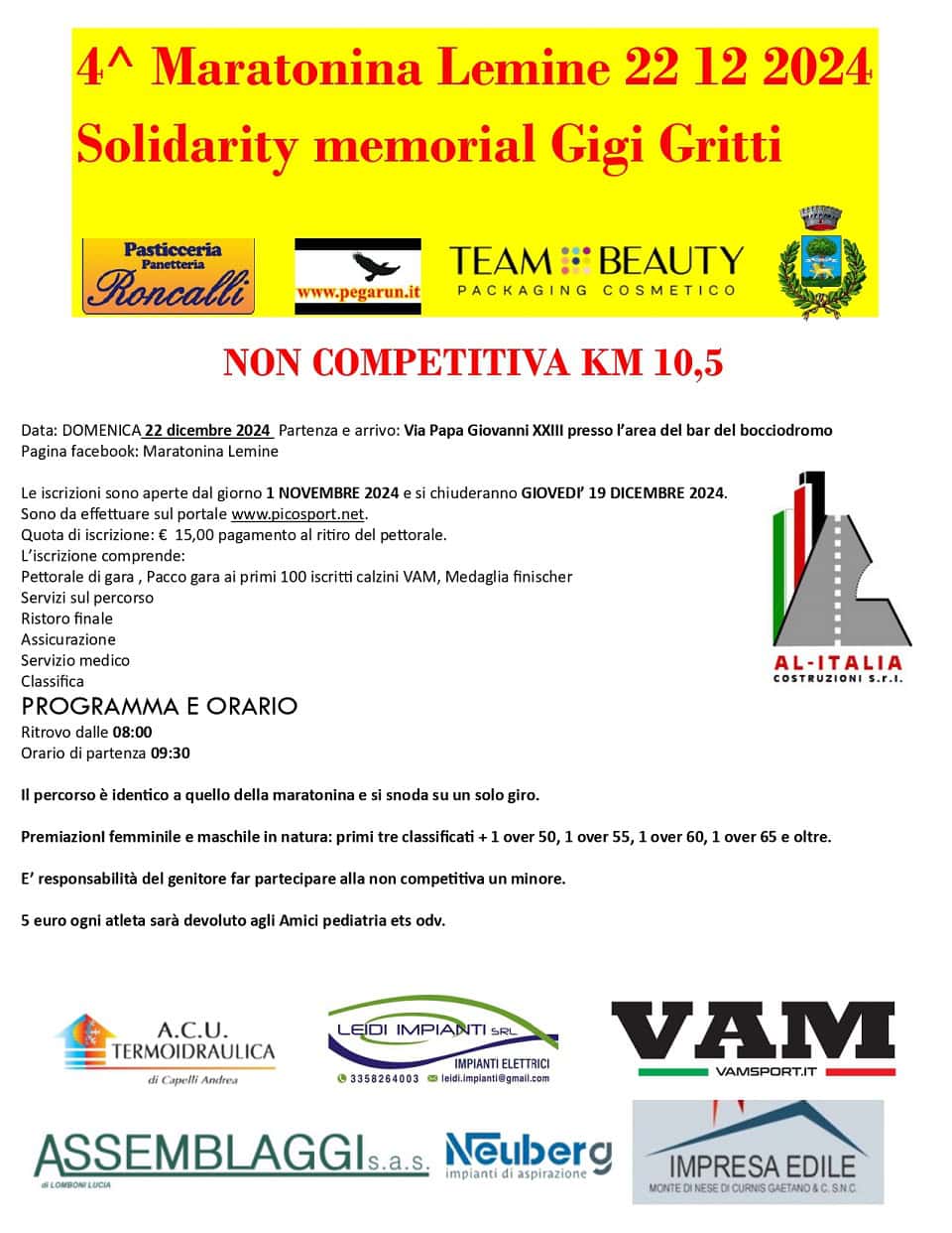 locandina maratonina page 0001 - La Voce delle Valli