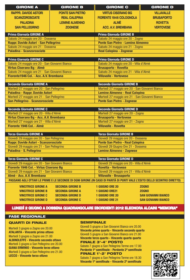 calendario coppa vb2025 - La Voce delle Valli