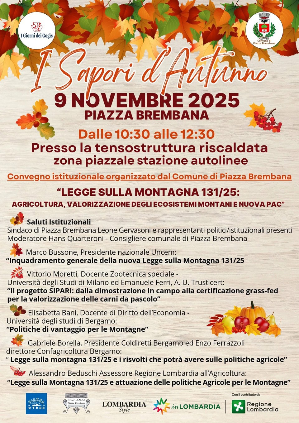 sapori dautunno - La Voce delle Valli