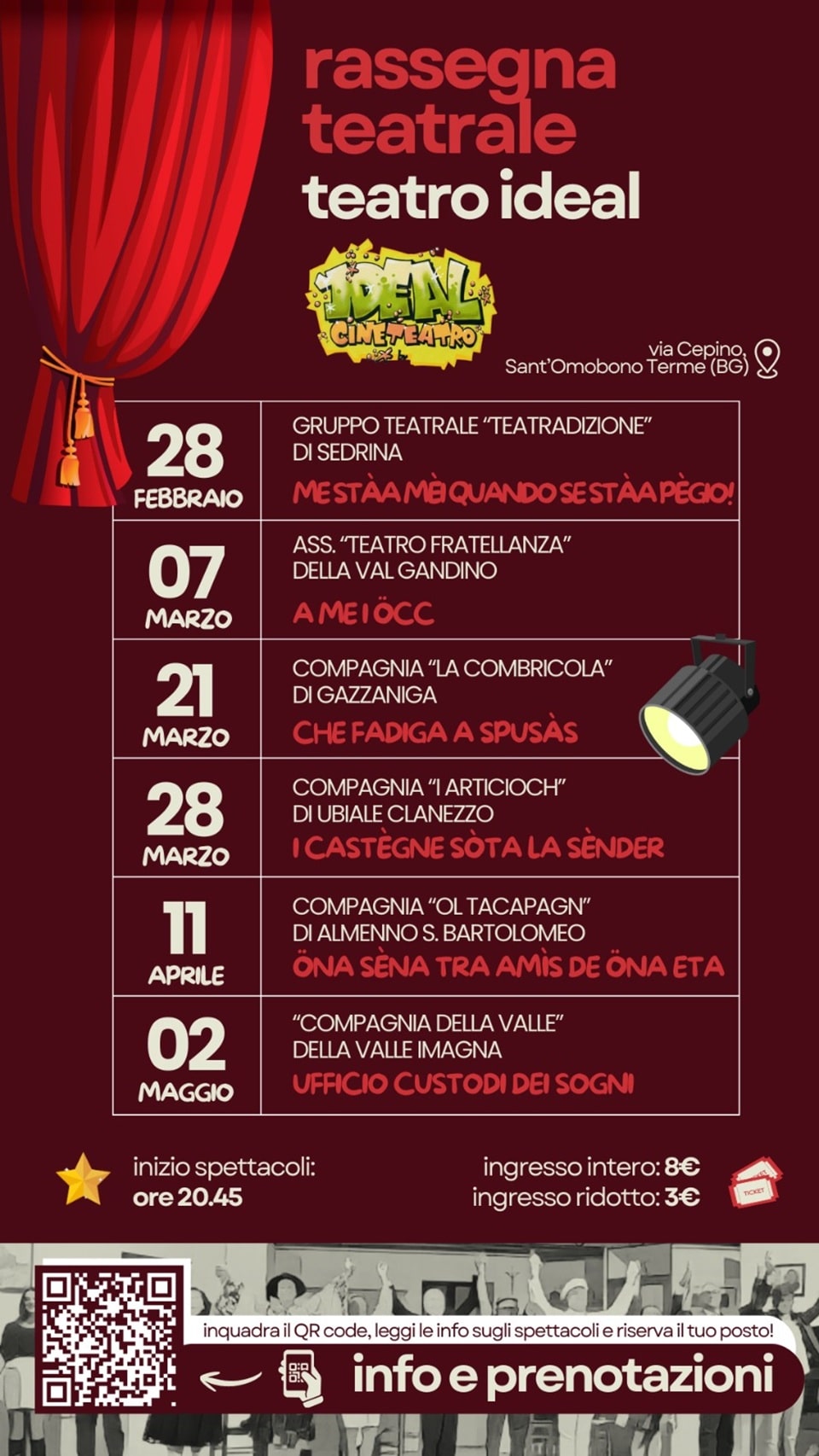 teatro ideal - La Voce delle Valli