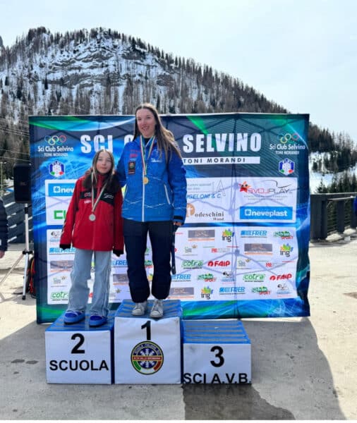 podio U14 F - La Voce delle Valli