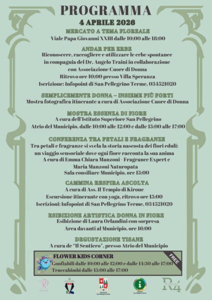programma flora san pellegrino - La Voce delle Valli