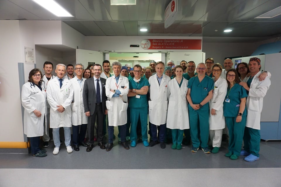 Le equipe coinvolte nel duplice trapianto di cuore - La Voce delle Valli