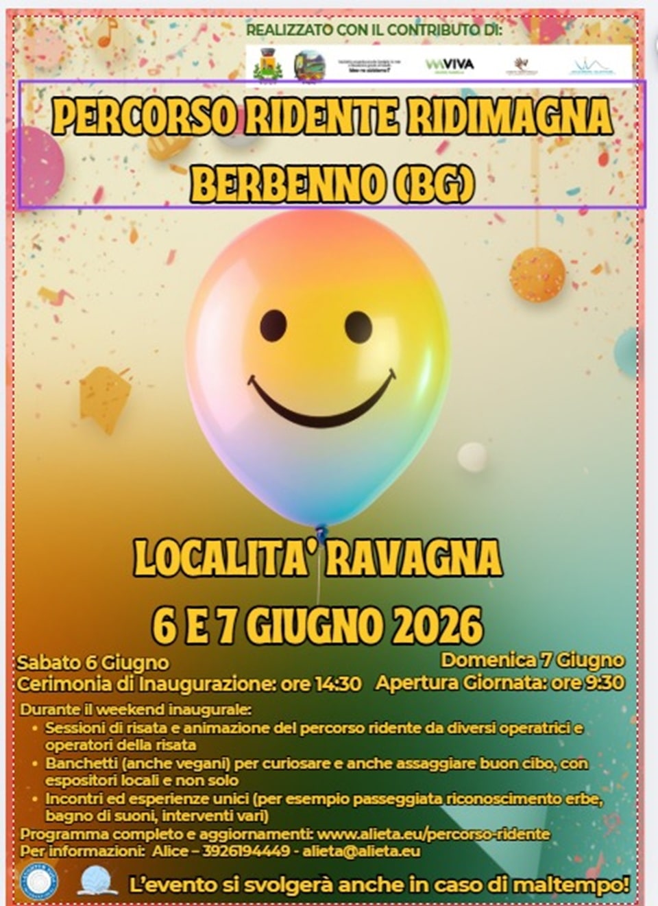 LOCANDINA FESTIVAL YOGA DELLA RISATA 2 - La Voce delle Valli