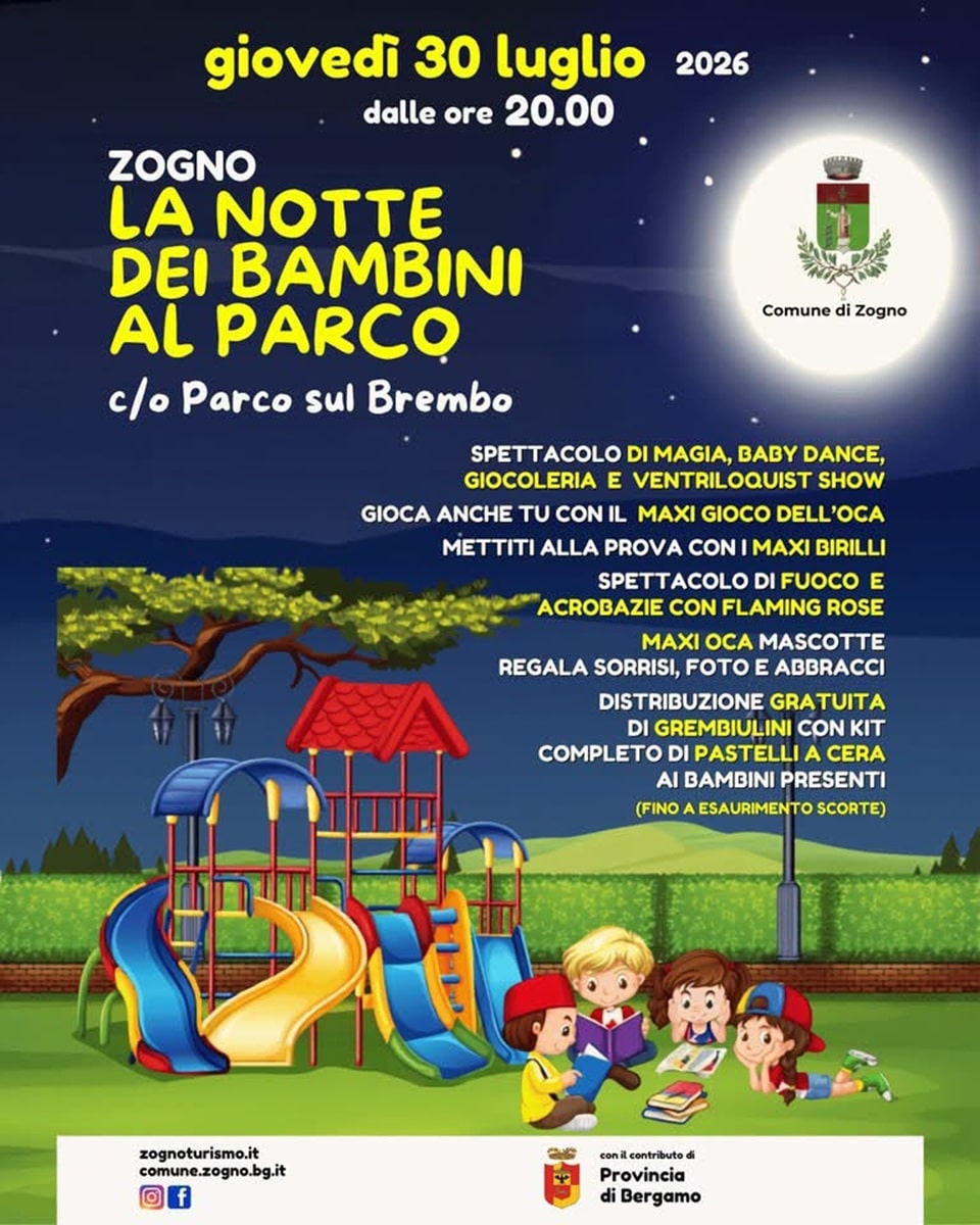 notte bambini zogno locandina - La Voce delle Valli