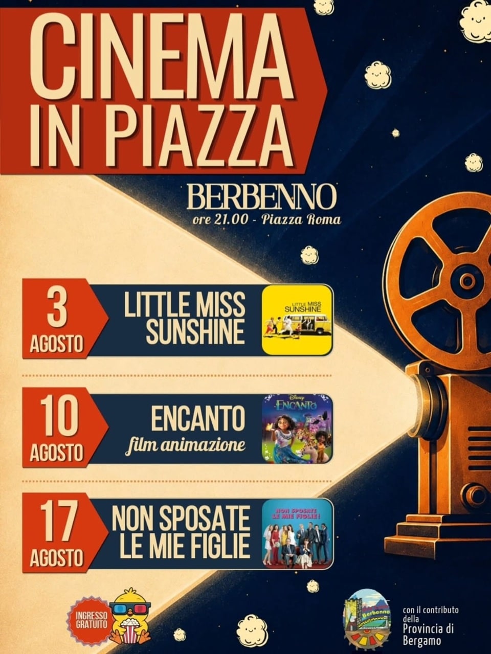 cinema in piazza berbenno - La Voce delle Valli
