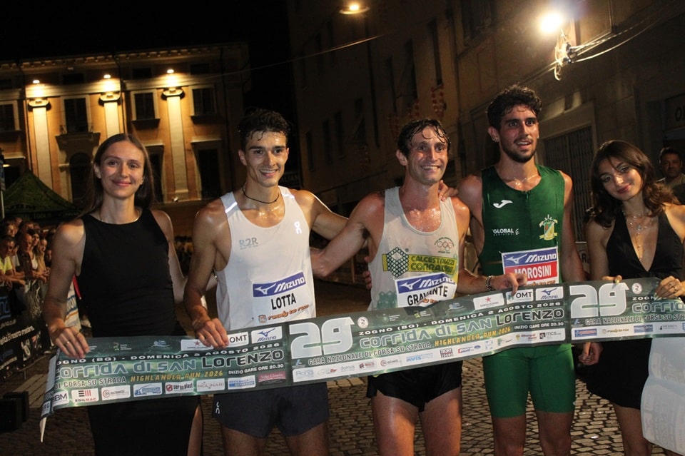 podio higlander run - La Voce delle Valli