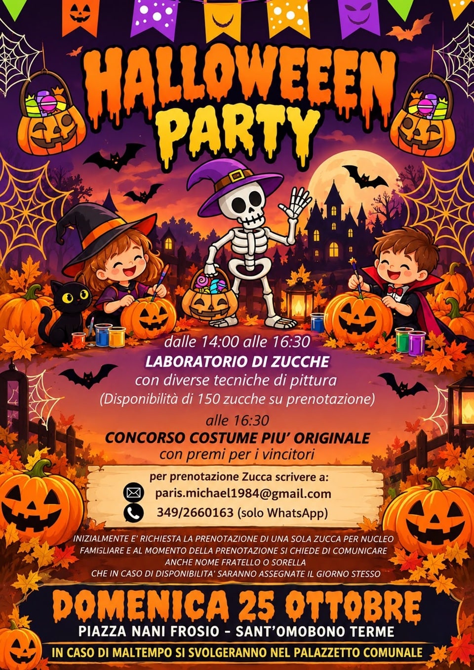 halloween party santomobono - La Voce delle Valli
